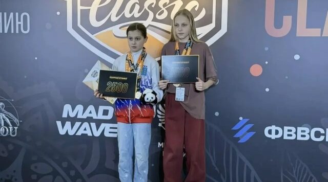 Брянская спортсменка по плаванию Мария Колесникова завоевало золото Всероссийских соревнований