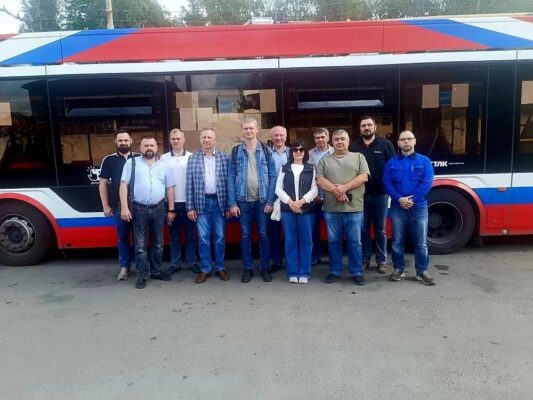 Брянское троллейбусное управление поделилось опытом повышения производительности труда с коллегами из Курска