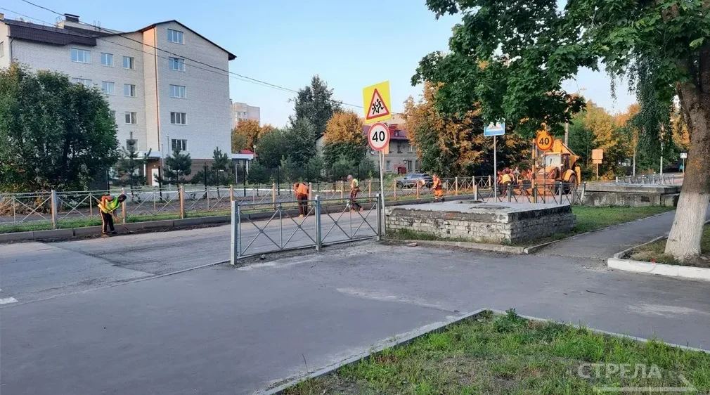В Брянске продолжается капремонт улицы Котовского