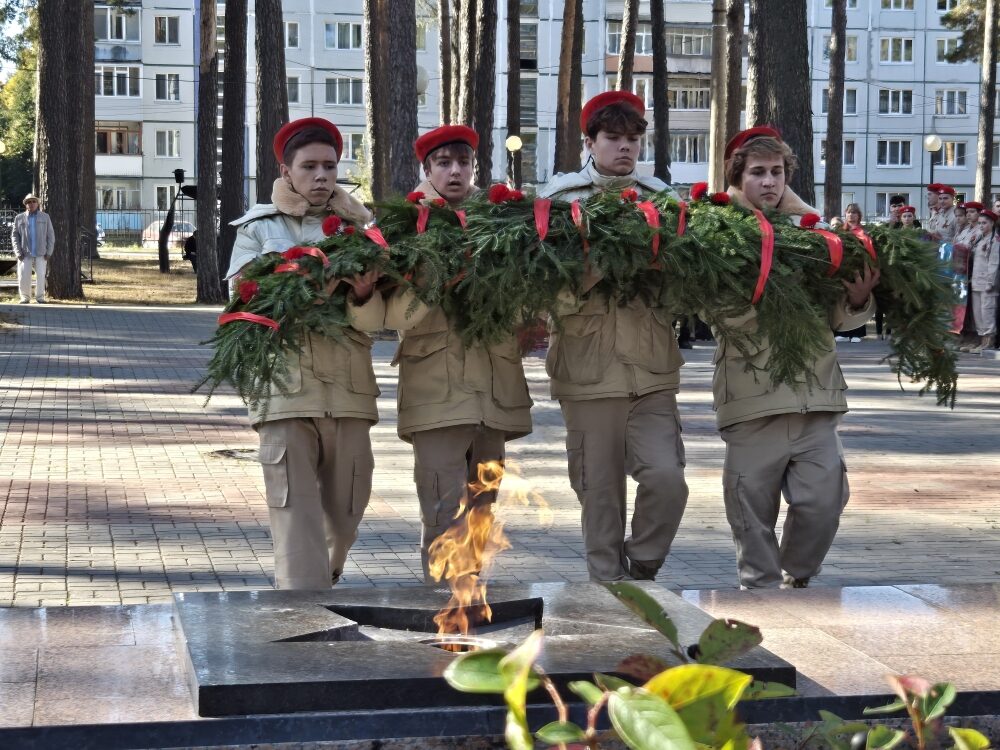 В Сельцо прошел митинг памяти у «Вечного огня»