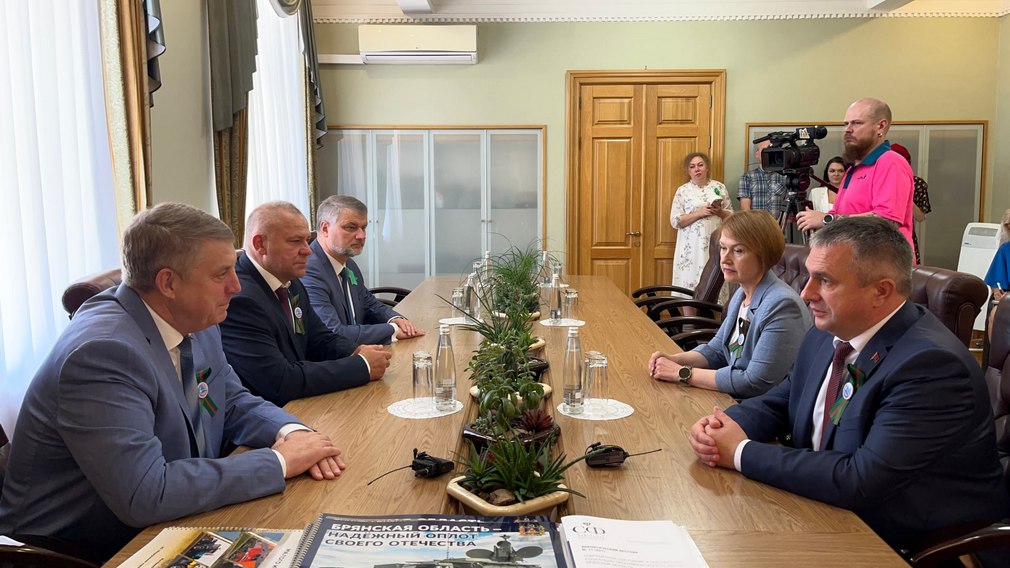 Делегация Гомельской области прибыла на Брянщину