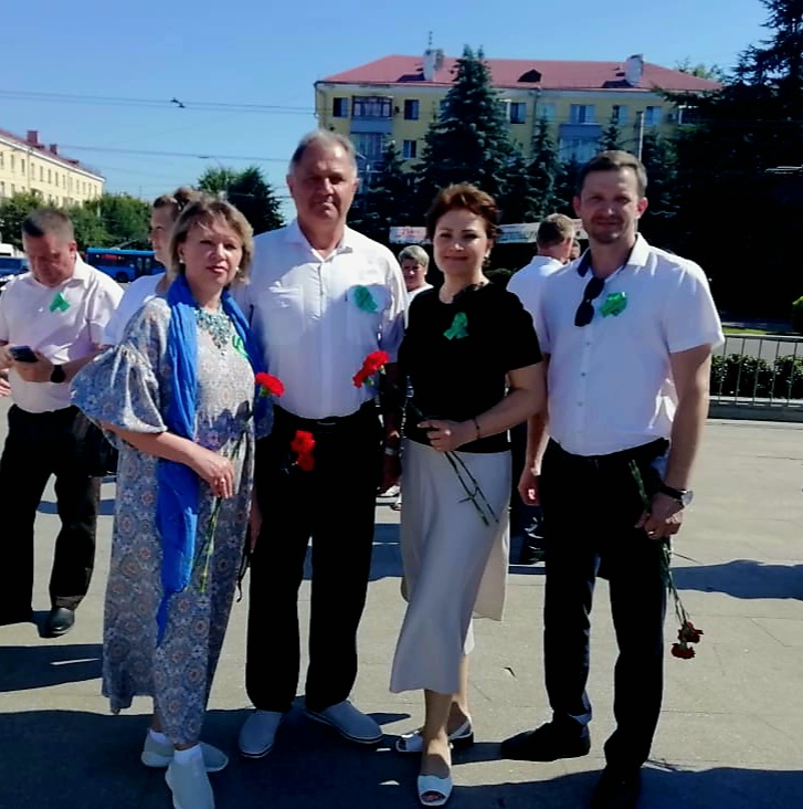 Сельцовцы приняли участие в торжественном митинге, посвященном Дню партизан и подпольщиков