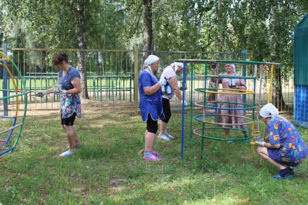 В дошкольном отделении Творишинской СОШ сделано все для детей