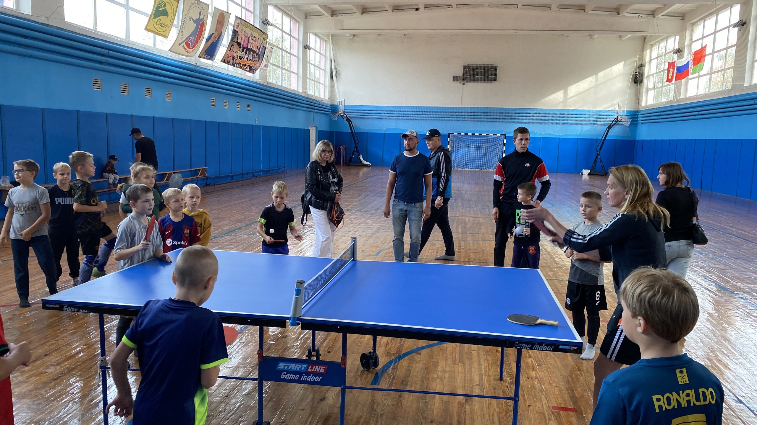 В Сельцо состоялся мастер-класс «Настольный теннис для всех»