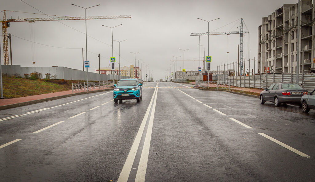 В городе Брянске завершено строительство улицы Николая Амосова