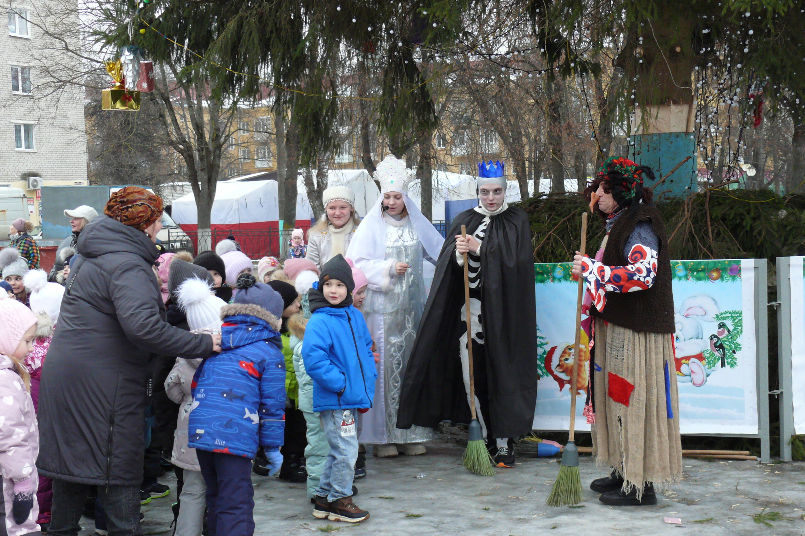 В Сельцо состоялось открытие городской елки