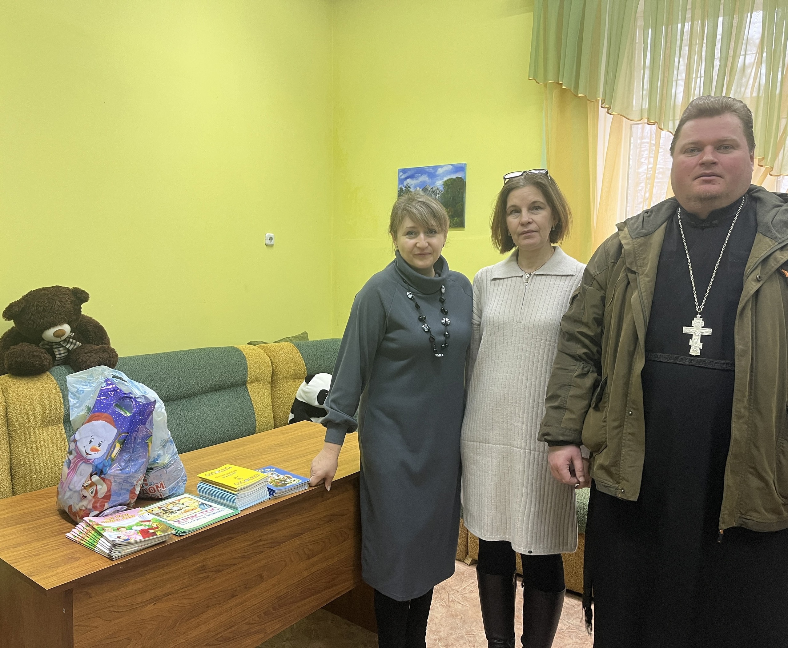 В Сельцо священнослужитель посетил реабилитационный центр для детей