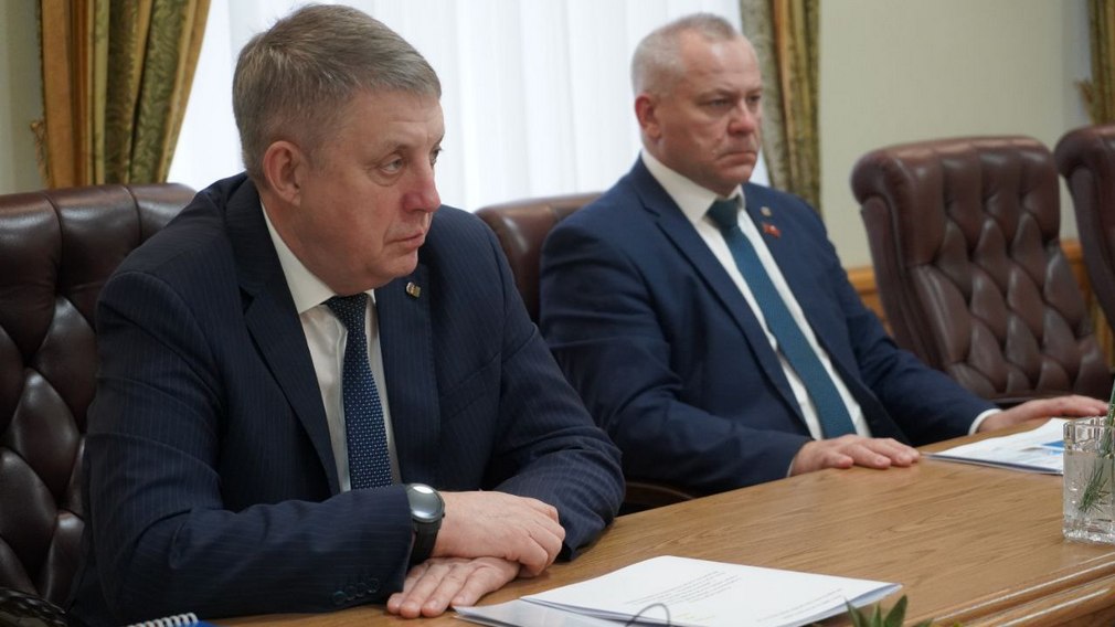 Губернатор встретился с директором филиала ПАО «Россети Центр» — «Брянскэнерго» Ф.Капшуковым