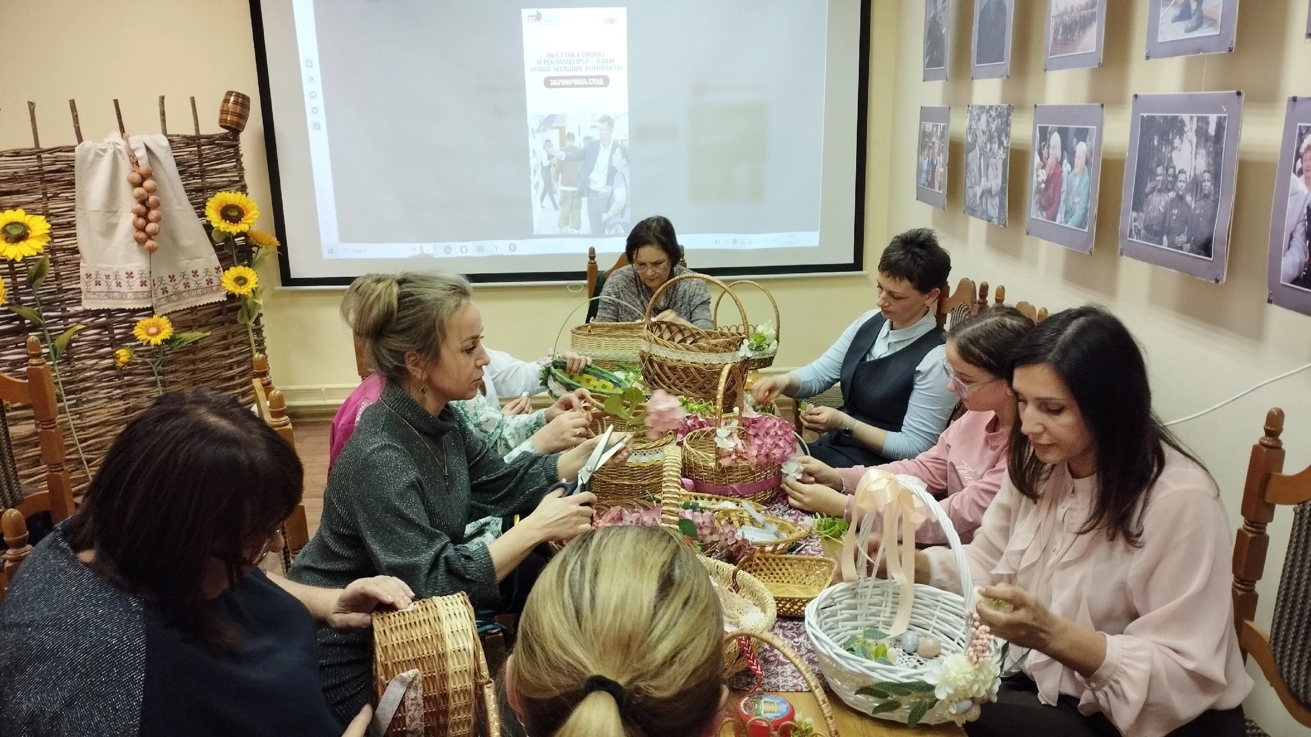 В Сельцовской библиотеке создавали пасхальное настроение