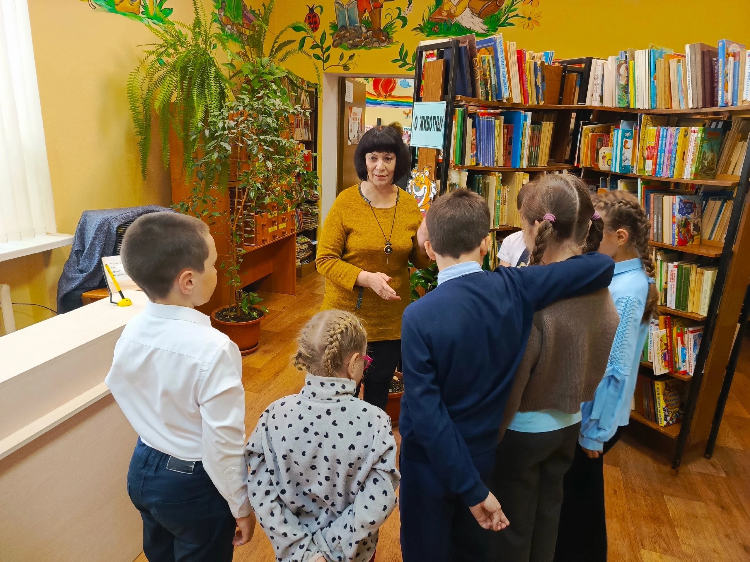 В Сельцо двери детской библиотеки всегда открыты для читателей