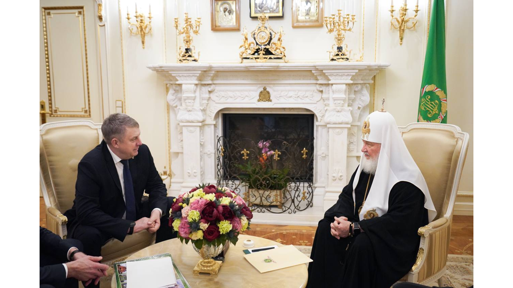 Глава Брянщины рассказал главе РПЦ Кириллу о строительстве храма в Меленске