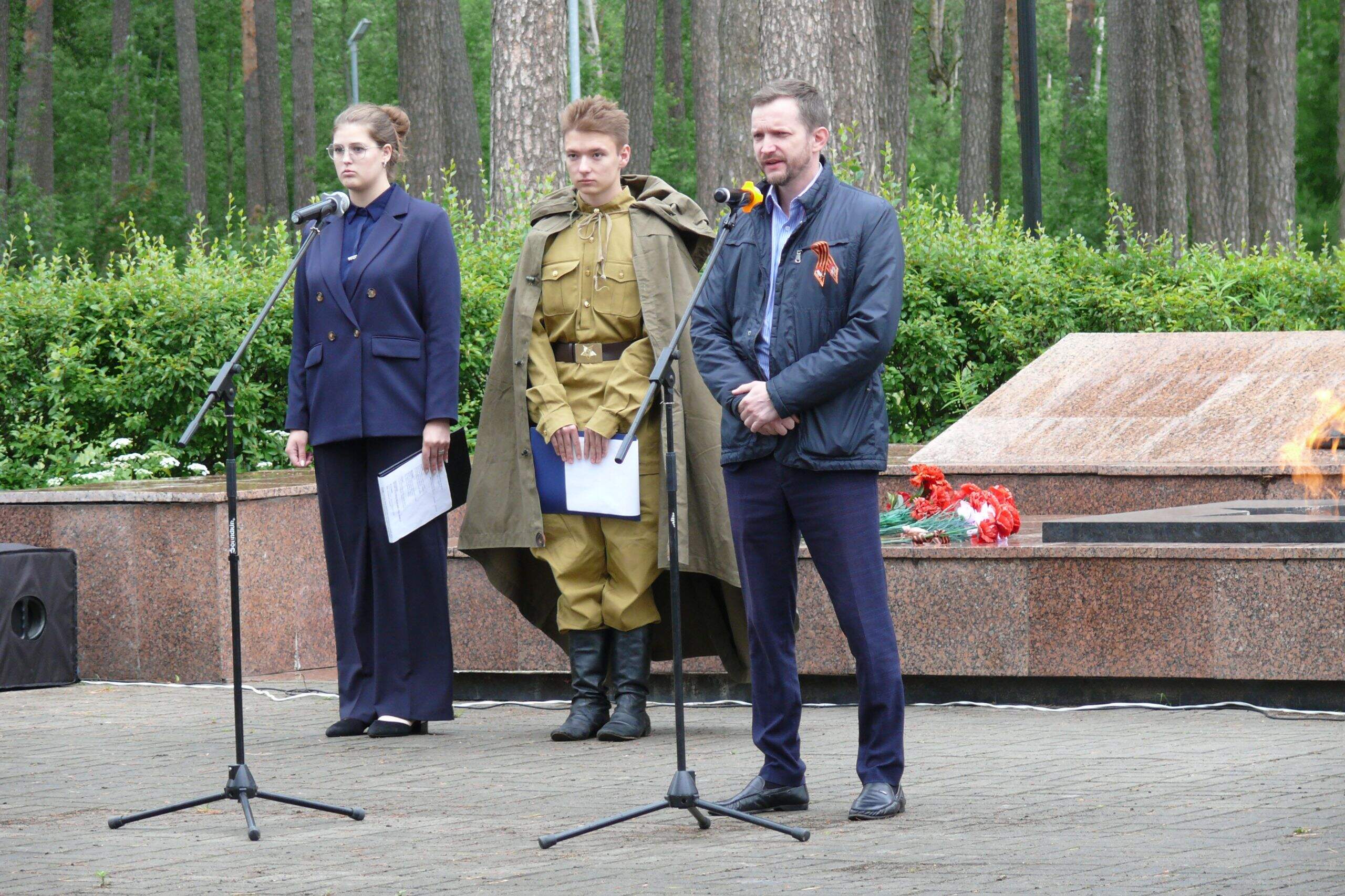 В Сельцо прошел митинг памяти