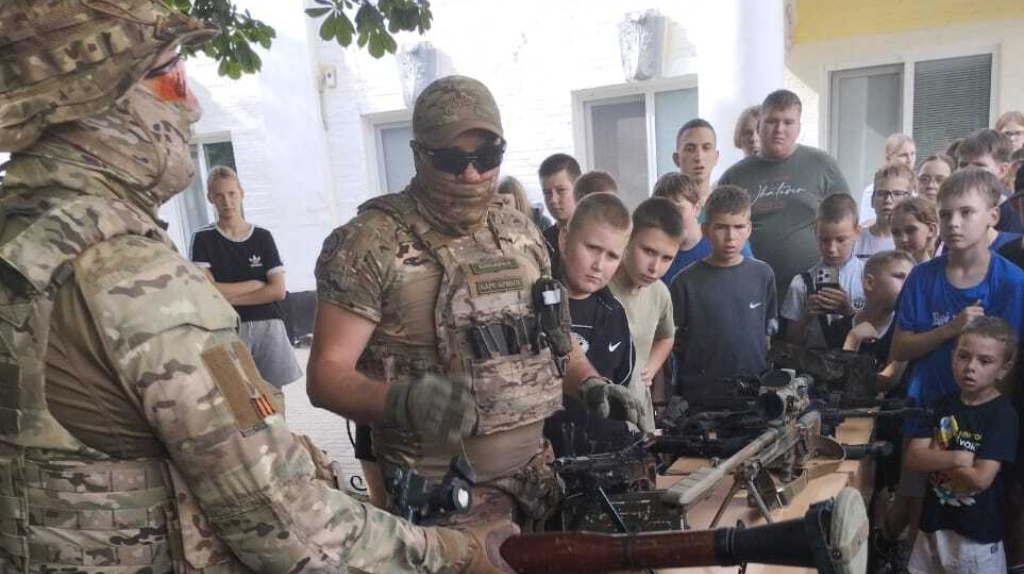 Спортсмены встретились с бойцами отряда «БАРС-Брянск»