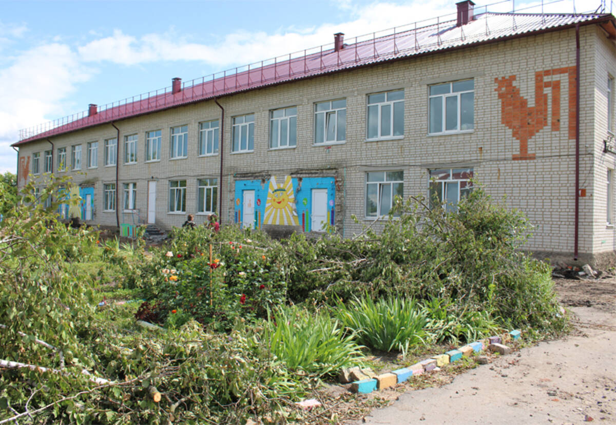 На Брянщине в Меленске Стародубского округа капитально ремонтируют детсад