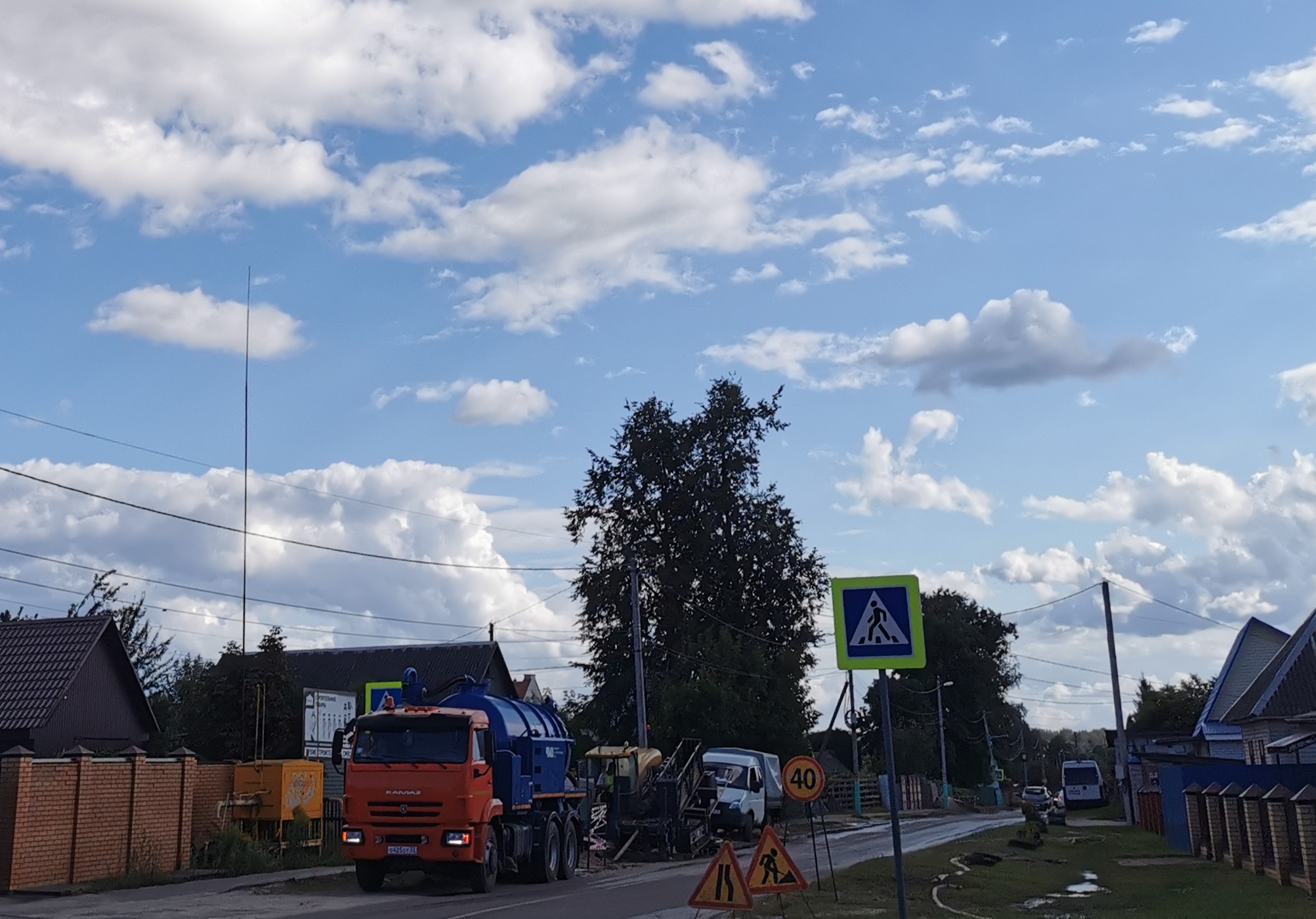 В Сельцо ведутся работы по замене газовой трубы высокого давления