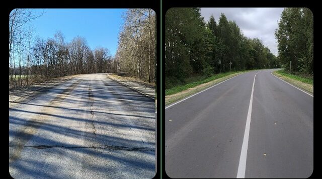 На Брянщине отремонтирован участок автодороги Стародуб-Новые Ивайтёнки