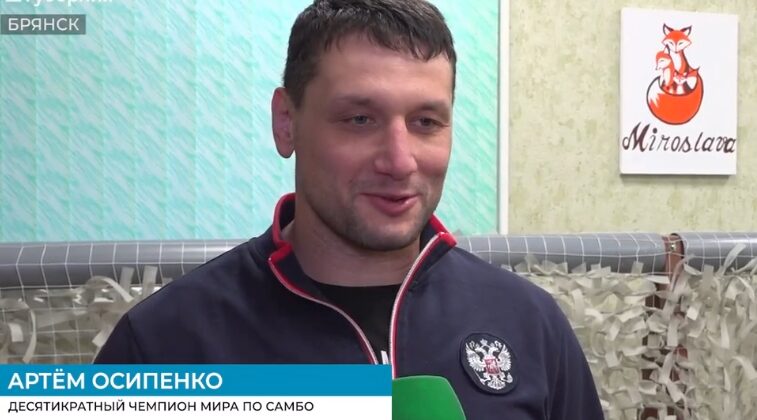 Брянский чемпион мира по самбо Осипенко встретился с подопечными фонда «Мирослава»