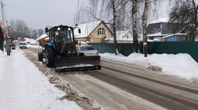 В Сельцо продолжаются работы на дорогах