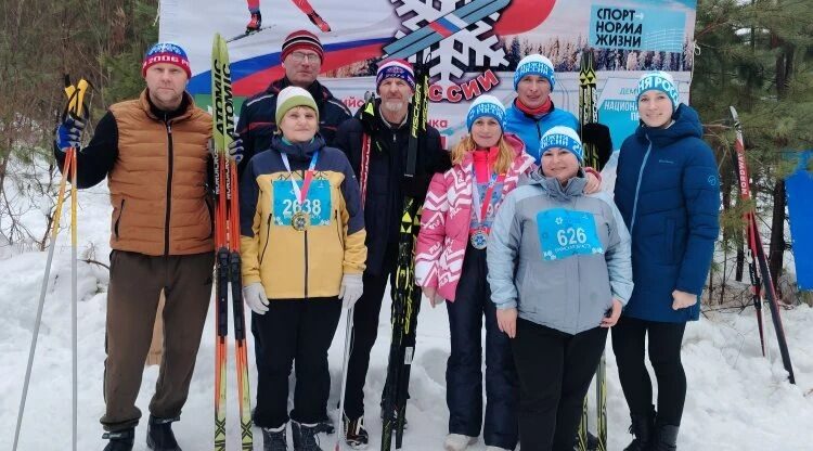 Сельцовцы присоединились к лыжным стартам