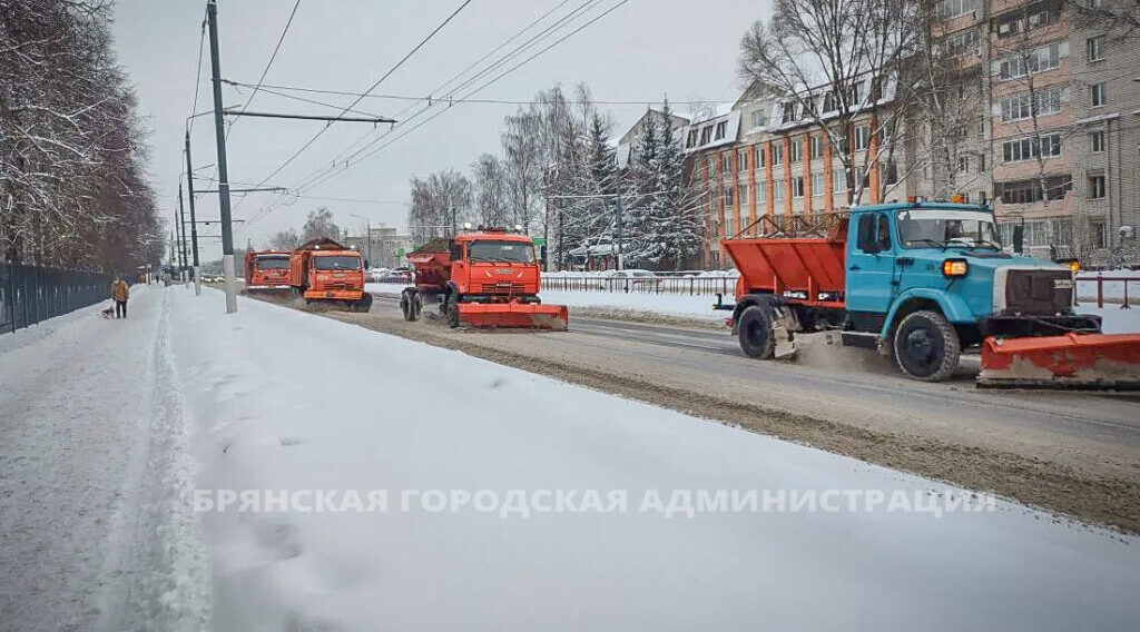 С брянских улиц вывезли более 4 200 тонн снега