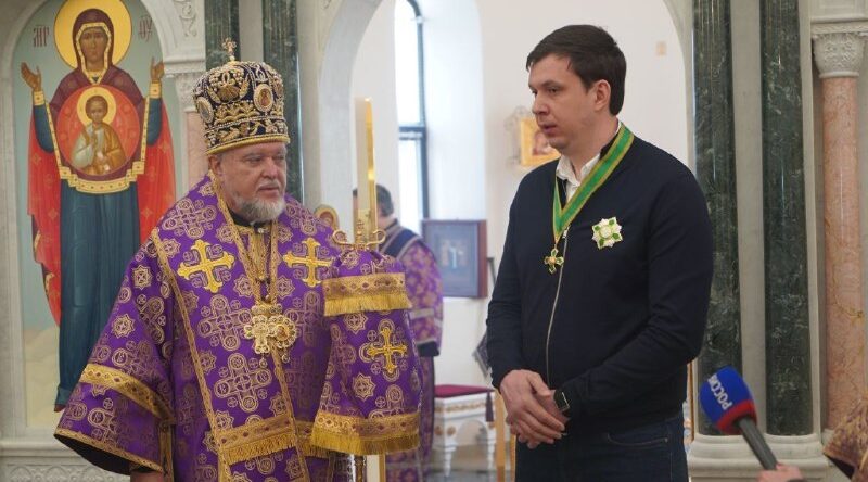 Орденом Русской Православной церкви наградили Романа Богомаза