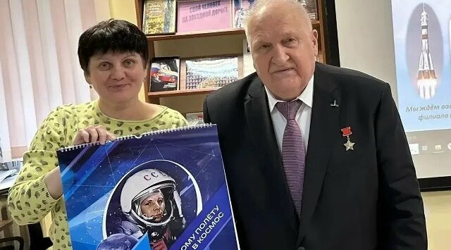 Встреча в Брянской областной детской библиотеке с космонавтом