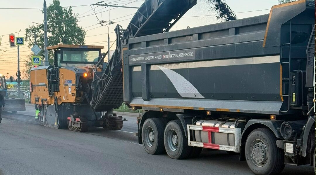 В Бежицком районе города Брянска идет капитальный ремонт улицы Литейной