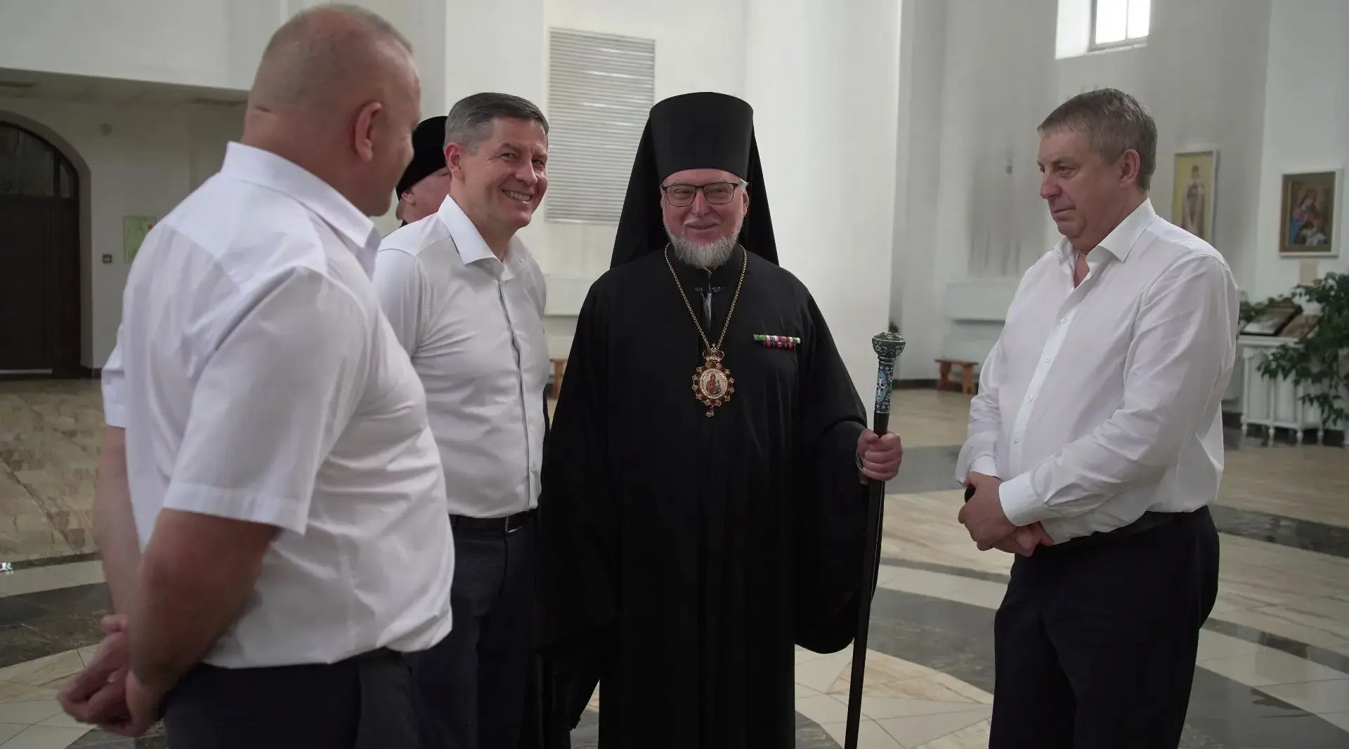 Состоялось знакомство руководителя Брянщины с епископом Клинцовским и Трубчевским Владимиром.