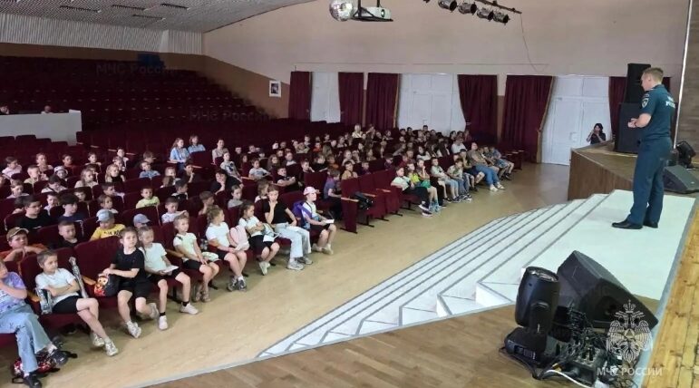 Профилактика безопасности: инспекторы ОНДПР провели занятия для школьников в Сельцо