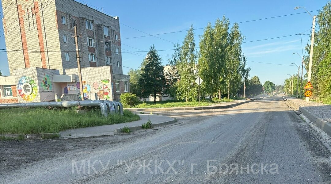 В Бежицком районе г. Брянска идет капитальный ремонт автодороги по ул. Брянской