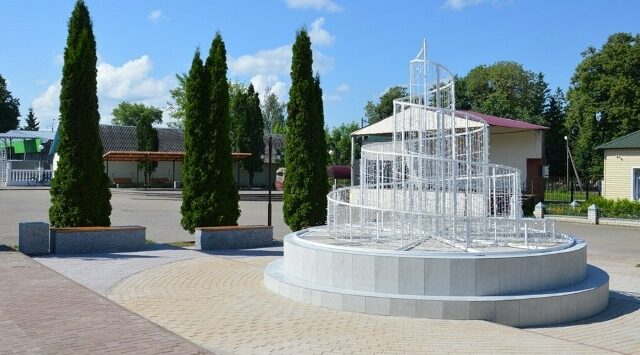 Общественная территория в брянском селе Гордеевка преображается