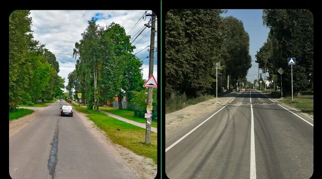 В Брянске по нацпроекту капитально отремонтирована автодорога по улице Маяковского