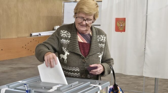 Неравнодушные сельцовцы с хорошим настроением голосуют