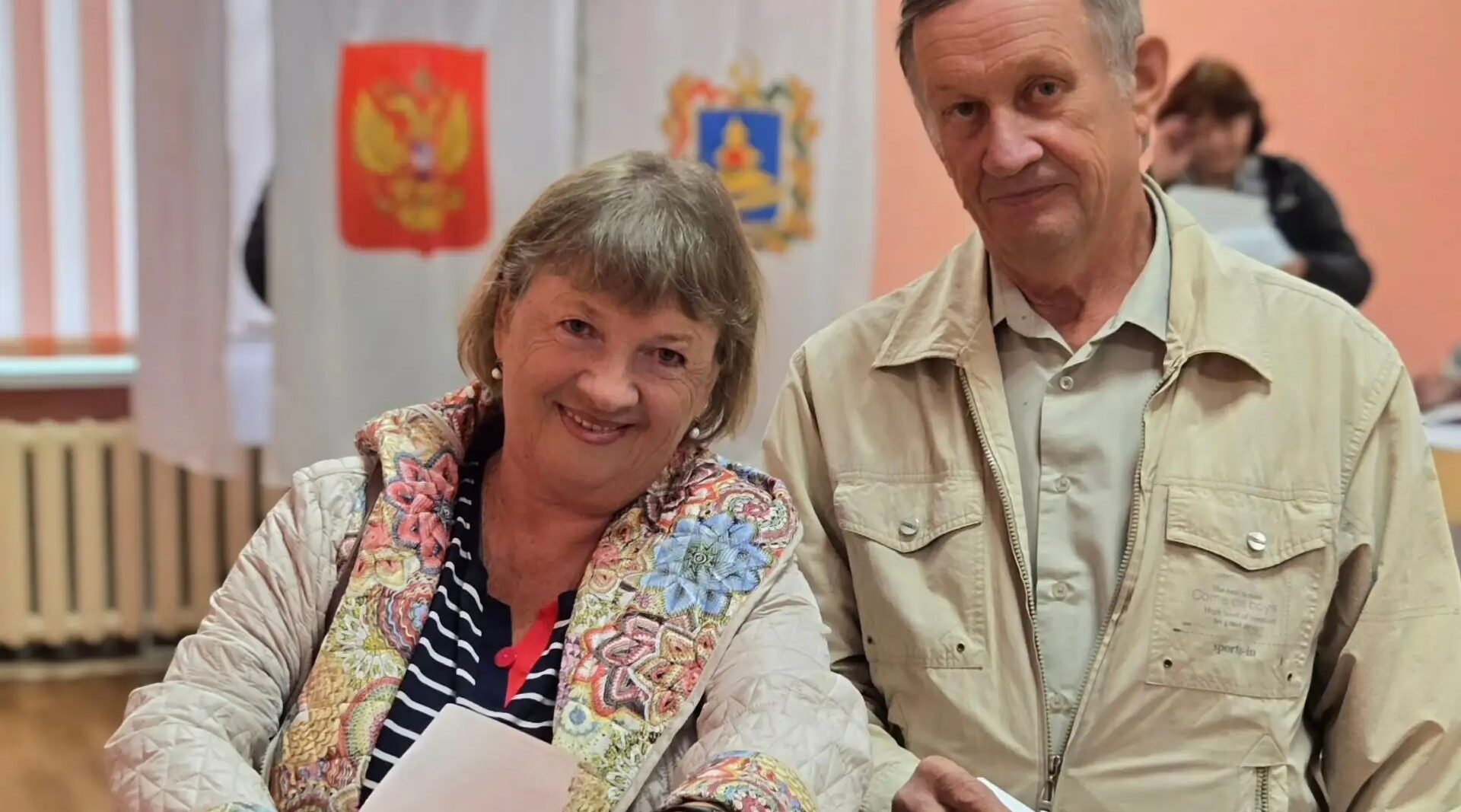 Семья Гришиных из Сельцо проголосовала на выборах