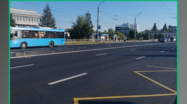В Советском районе Брянска завершается капремонт участка улицы Калинина
