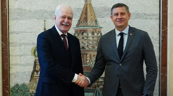 Егор Ковальчук встретился с Чрезвычайным и Полномочным Послом РФ в Республике Беларусь