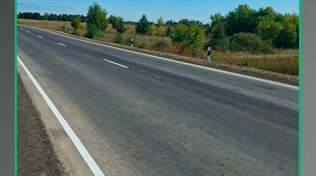 В Почепском районе Брянщины отремонтирован участок дороги
